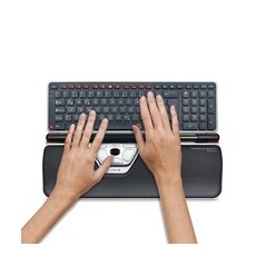 Contour RollerMouse Red Plus - Ergonomic Central Pointing Device in Black & Silver - Enhance Your Productivity!